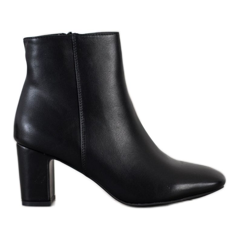 Super Mode Bottines classiques à talons hauts le noir