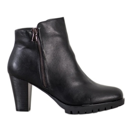 Flyfor Bottines classiques à talons hauts noir