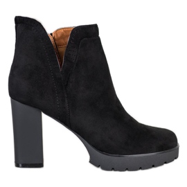 Bella Paris Bottes à talons hauts le noir