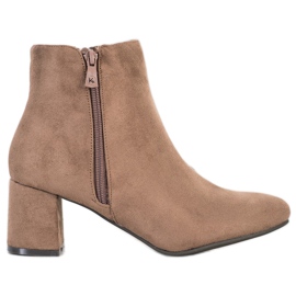 Kylie Bottes beiges décontractées