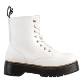 SHELOVET Bottes chaudes sur la plateforme blanc