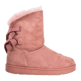 SHELOVET Mukluki à la mode rose
