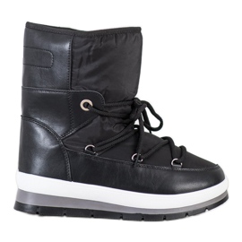 GOLL Bottes de neige noires chaudes