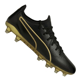 Chaussures de football Puma King Pro Fg M 105608-07 noir noir