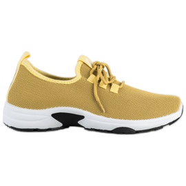 Kylie Chaussures de sport classiques jaune Kylie Chaussures de sport classiques jaune