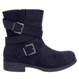 Bottes noires pour femmes noires 8037-PA Noir le noir