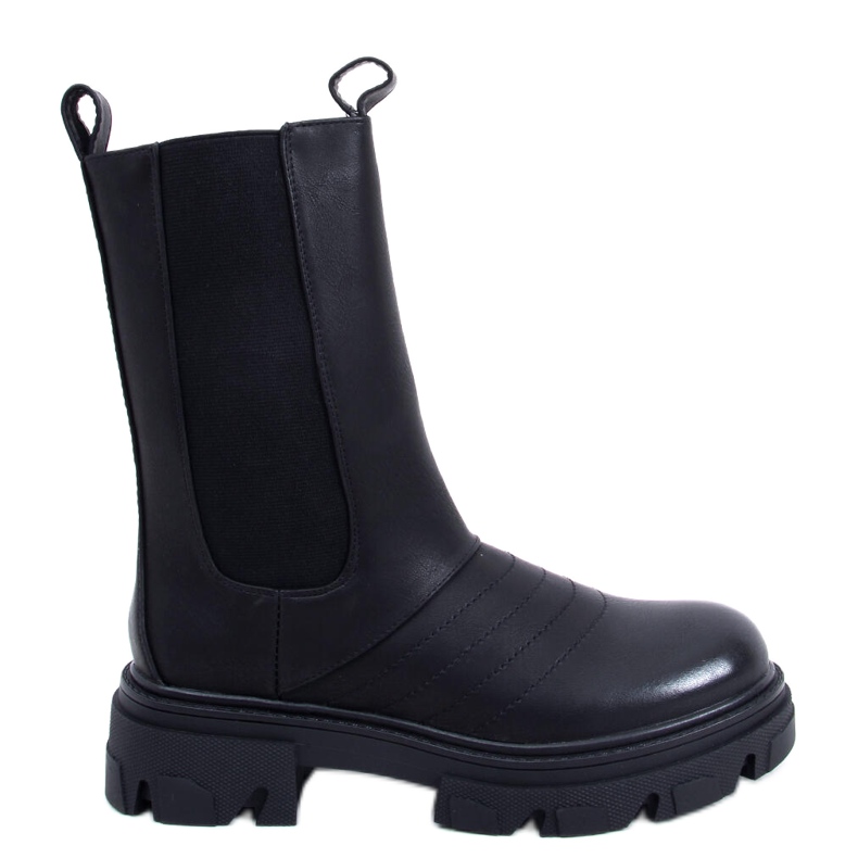 Bottes moto noires D-5 Black le noir