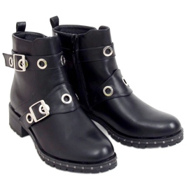 Bottes militaires noires X581 Noir