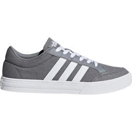Chaussures Homme Adidas Vs Set Gris AW3892 blanc