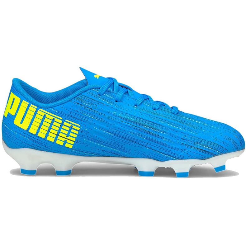Chaussures de foot Puma Ultra 4.2 Fg Ag Jr 106364 01 bleu bleu Chaussures de foot Puma Ultra 4.2 Fg Ag Jr 106364 01 bleu bleu
