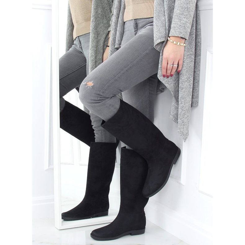 Galoches noires pour femmes noires D62P Noir le noir