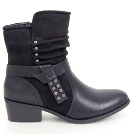 Bottines femme noires Z1122 Noir