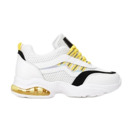 Vices Etaux 8546-233-blanc / jaune blanche multicolore