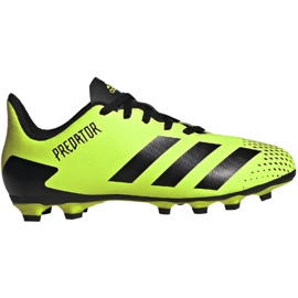 Chaussure de foot adidas Predator 20.4 FxG Jr EH3037 orange, vert