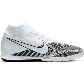 Nike Mercurial Superfly 7 Academy Mds Ic M BQ5430-110 chaussures de football blanc