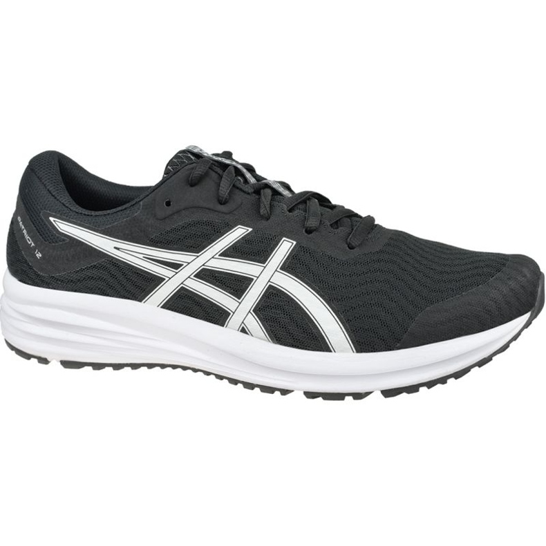 Chaussures Asics Patriot 12 M 1011A823-001 blanche le noir Chaussures Asics Patriot 12 M 1011A823-001 blanche le noir