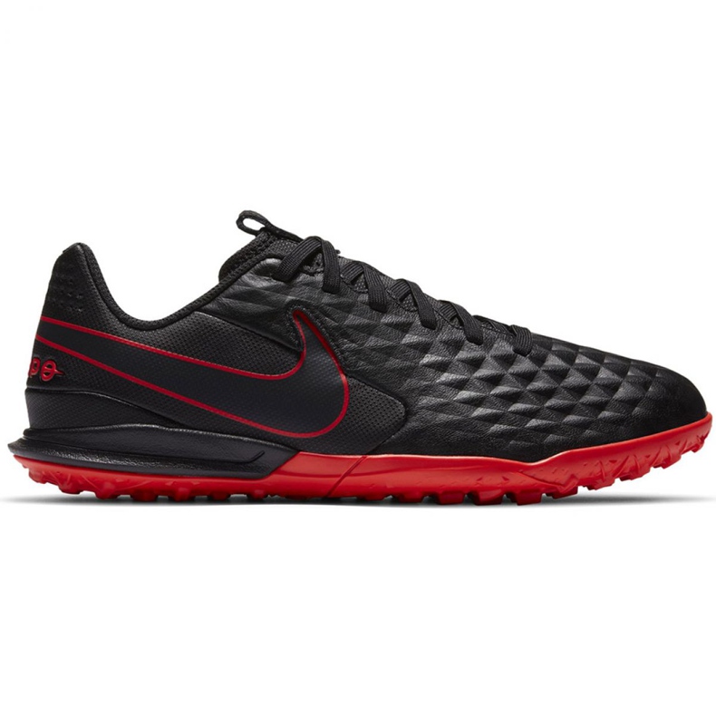 Nike Tiempo Legend 8 Academy Tf Jr AT5736-060 chaussures de football violet, noir le noir