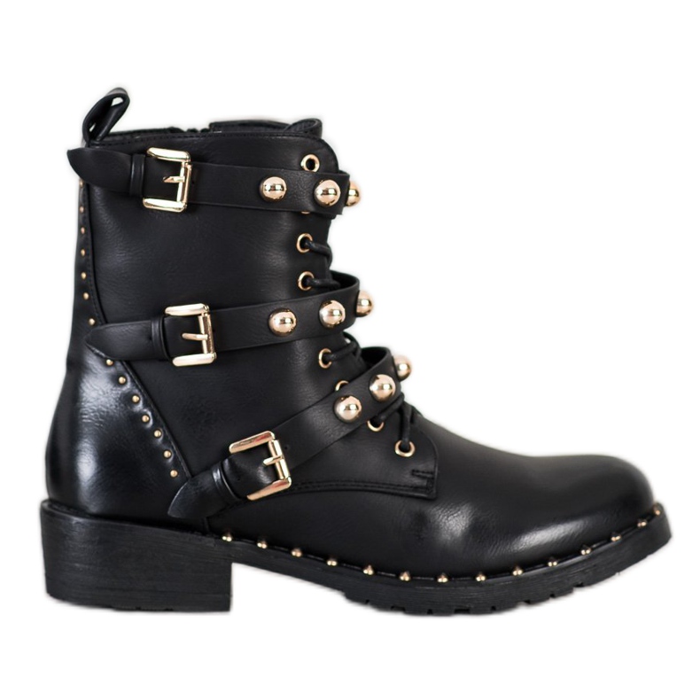 Bella Paris Ouvriers avec ornements dorés le noir Bella Paris Ouvriers avec ornements dorés le noir