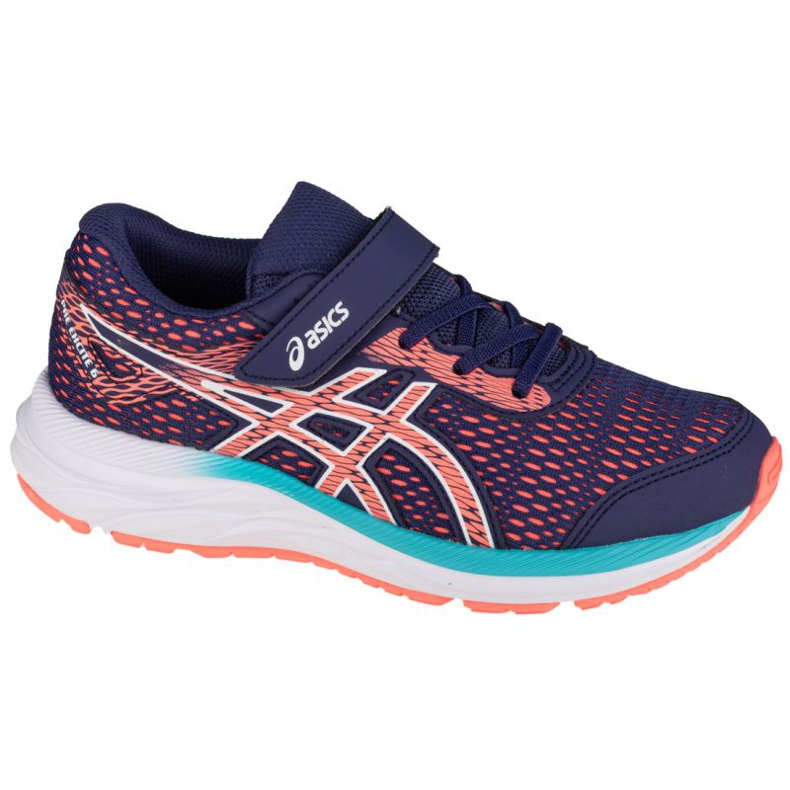 Asics Pre Excite 6 Ps Jr 1014A094-500 violet orange Asics Pre Excite 6 Ps Jr 1014A094-500 violet orange