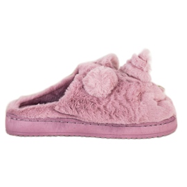 Bona Pantoufles licorne femme pourpre rose