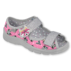 Befado chaussures pour enfants 969X162 rose argent