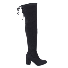 Bottes noires à talons hauts 2C1X1809-27 Noir