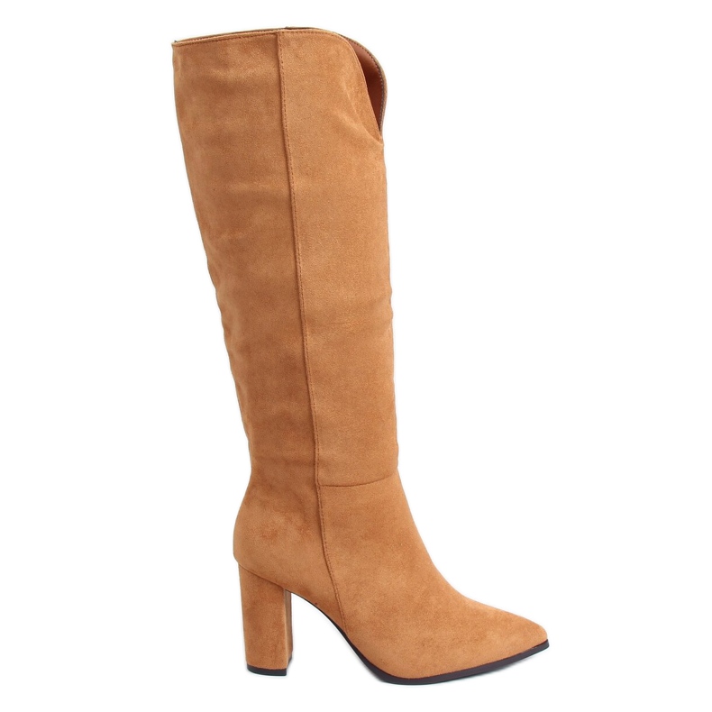 Boots classiques à découpes camel RB89P Camel brun