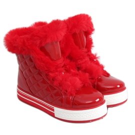 Bottes de neige vernies rouges NB310P-3 Rouge Bottes de neige vernies rouges NB310P-3 Rouge