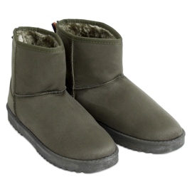 Bottes de neige vertes pour femmes HX-038 Vert