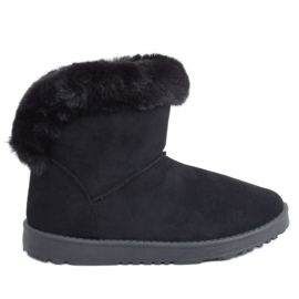 Bottes de neige noires pour femmes D01901-1 Noir