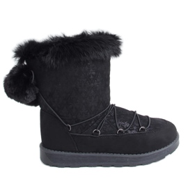 Bottes de neige noires pour femmes 259 Black