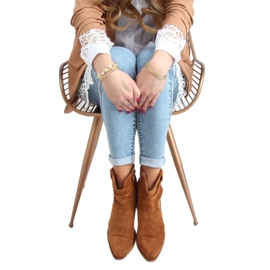 Bottes de cowboy femme camel 99-65 Camel brun