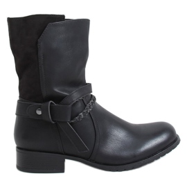 Bottes femme noires F3163 Noir