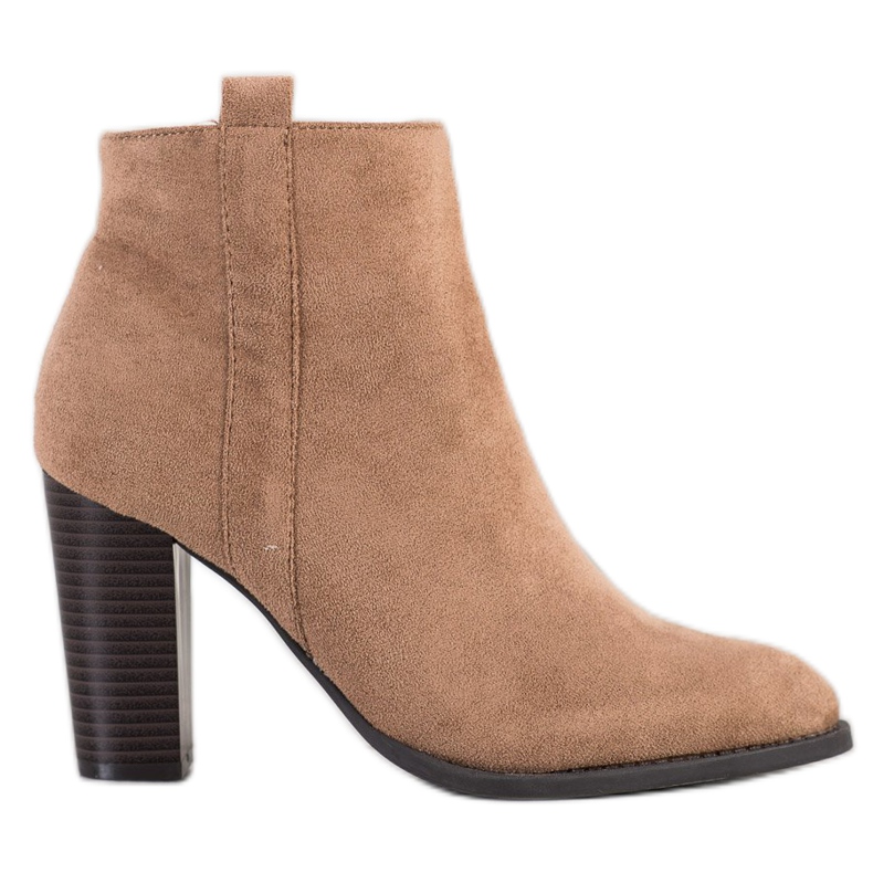 Seastar Bottines en daim sur un bar beige