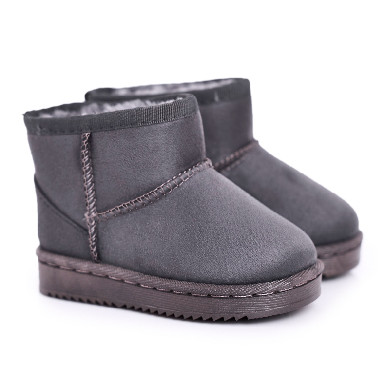 Bottes de neige chaudes pour enfants, jeunes, gris Gooby Bottes de neige chaudes pour enfants, jeunes, gris Gooby