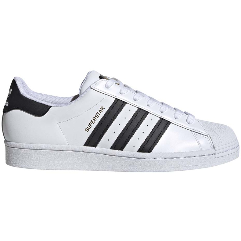 Adidas Superstar blanc chaussures pour hommes EG4958 blanche le noir