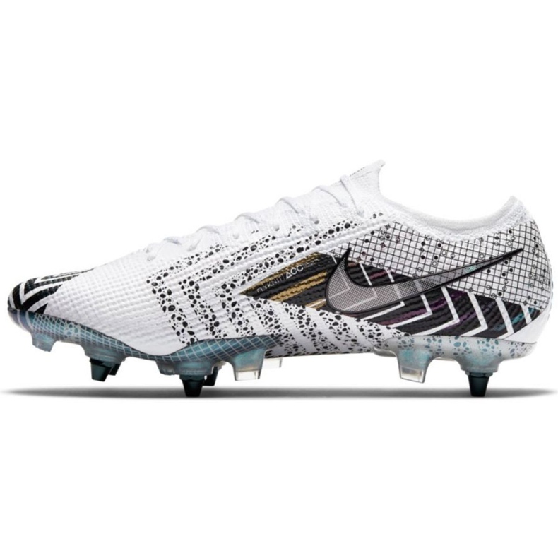 Chaussure de football Nike Mercurial Vapor 13 Elite Mds Sg Pro Ac M CK2032 110 bleu, blanc, noir blanche Chaussure de football Nike Mercurial Vapor 13 Elite Mds Sg Pro Ac M CK2032 110 bleu, blanc, noir blanche