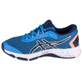 Chaussures Asics GT-1000 9 Gs W 1014A150-401 blanche bleu
