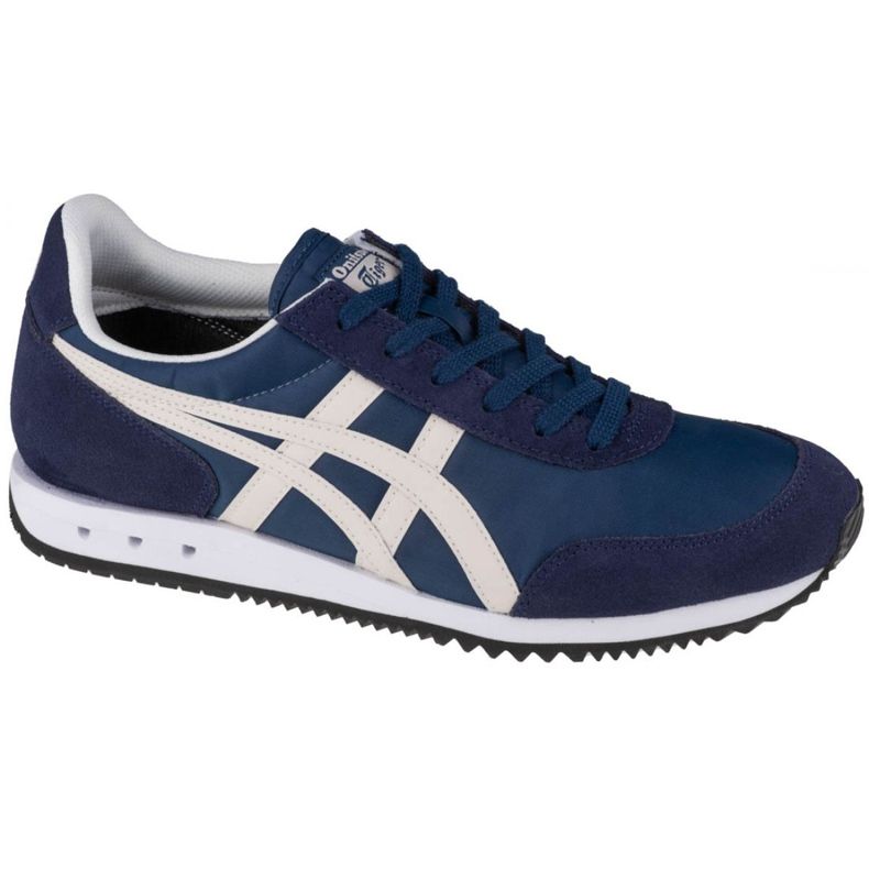 Asics Chaussures Onitsuka Tiger New York M 1183A205-401 blanche bleu marin bleu Asics Chaussures Onitsuka Tiger New York M 1183A205-401 blanche bleu marin bleu