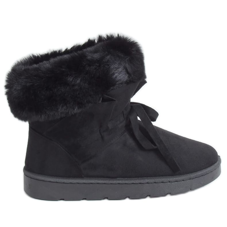 Bottes de neige femme noires A974 Noir le noir