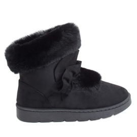 Bottes de neige femme noires A976 Noir