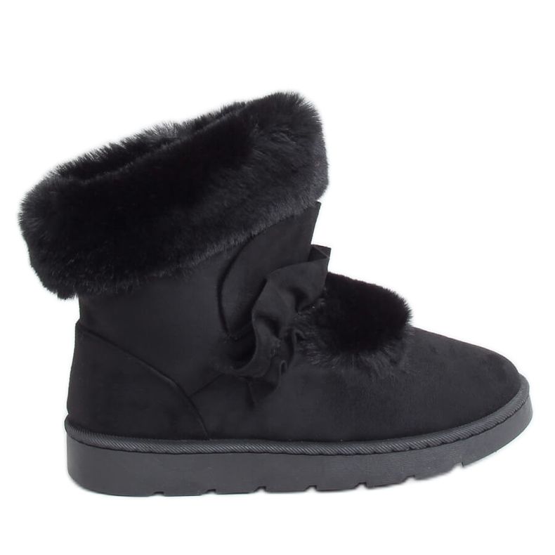 Bottes de neige femme noires A976 Noir le noir