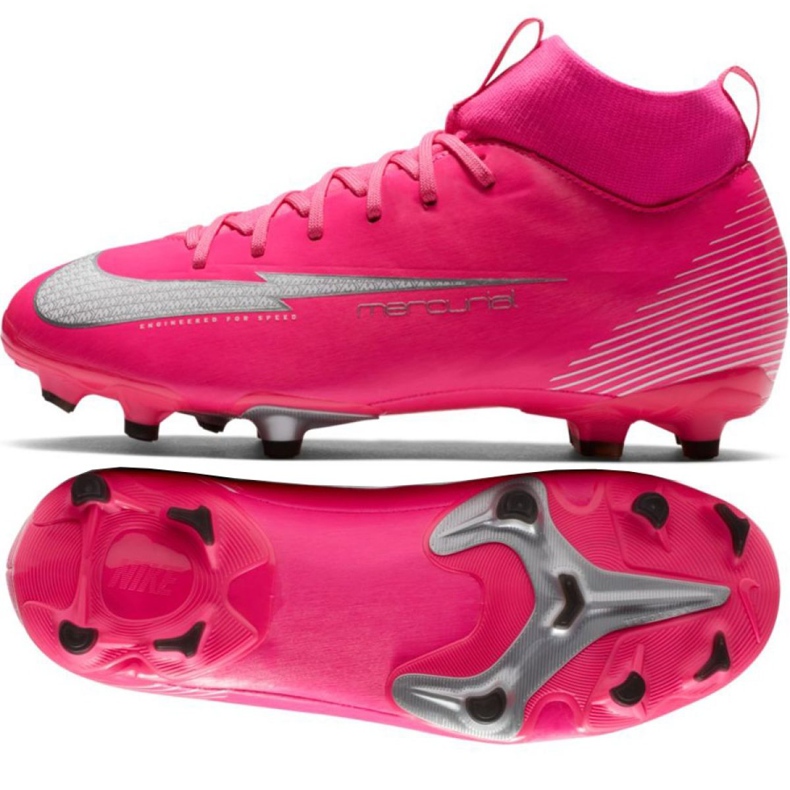 Nike Mercurial Superfly 7 Academy Mg Jr DB5609 611 chaussures de football multicolore rose