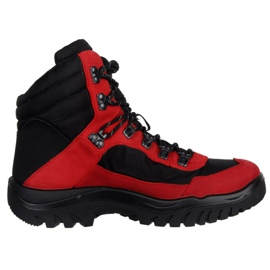 4F M H4Z20 OBMH253 62S chaussures de randonnée noir rouge