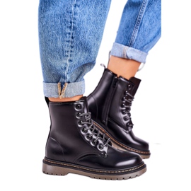 Bottes Chaudes Femme Noir Mat Thunder le noir