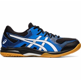 Chaussures de volley-ball Asics Gel-Rocket 9 pour hommes bleu-noir 1071A030 002