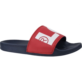Levi's Batwing Slide Sandale 231548-794-87 blanc rouge bleu marine