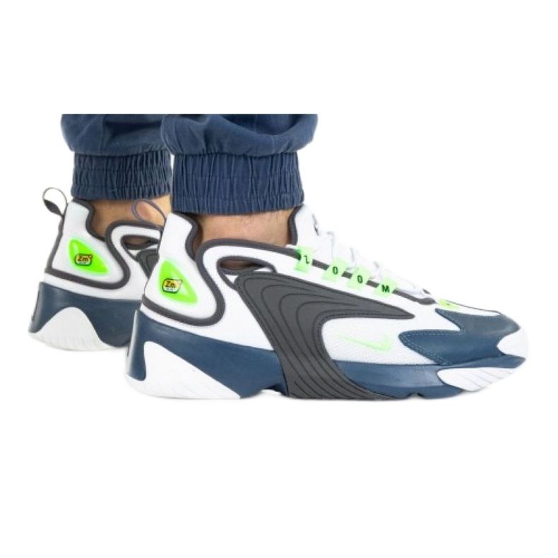 Nike Zoom 2K M AO0269-108 blanche le noir bleu marin vert