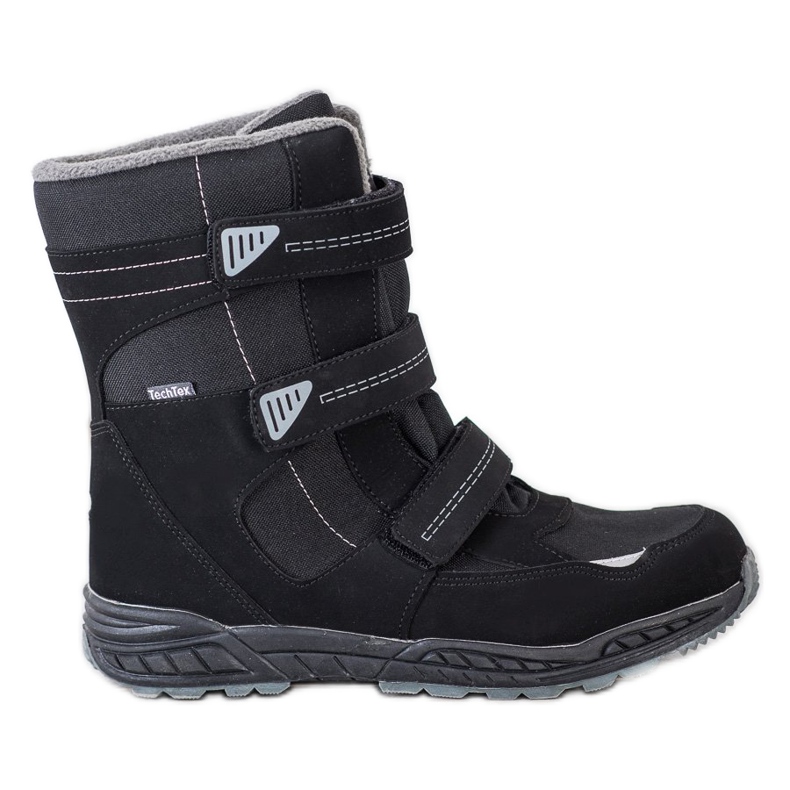 SHELOVET Bottes de neige velcro le noir