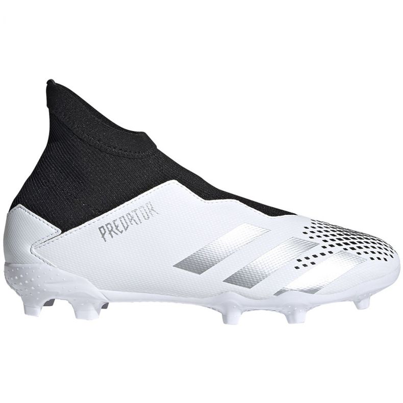 Chaussures de foot Adidas Predator 20.3 Ll Fg Jr FW9212 blanche blanche